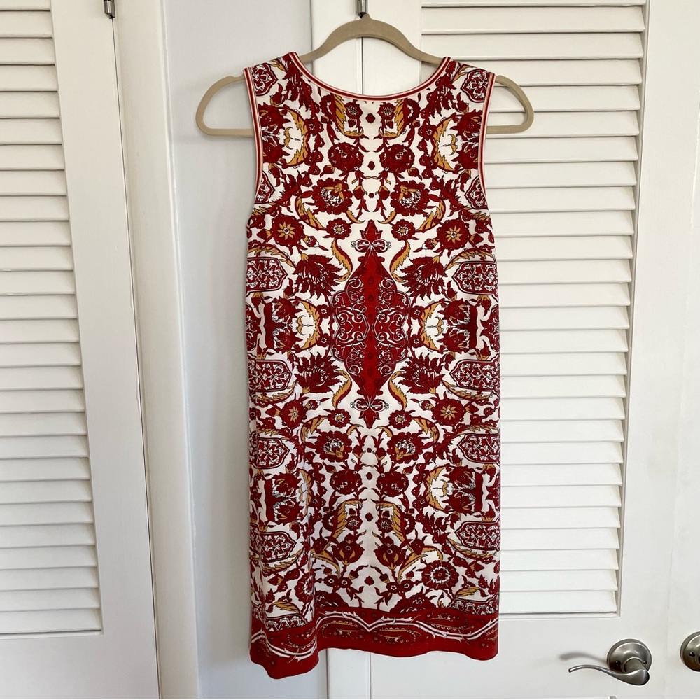 Max Studio Russian Floral Pattern Mini Dress - image 2